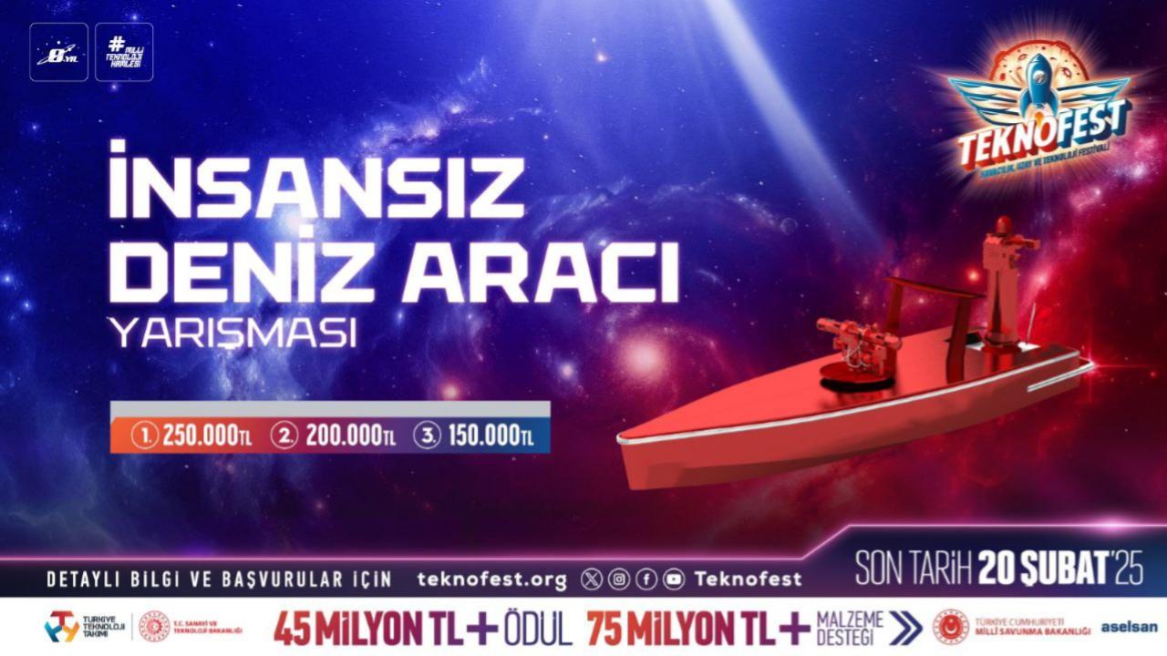 İnsansız Deniz Aracı Yarışması için başvurular devam ediyor